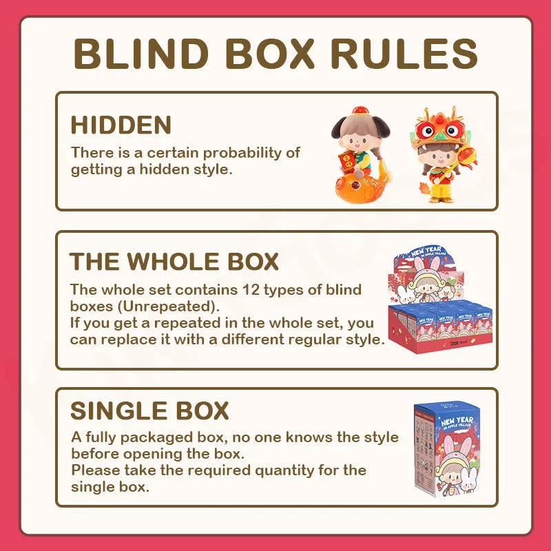 zZoton New Year In Apple Village Series – Blind Box Rules