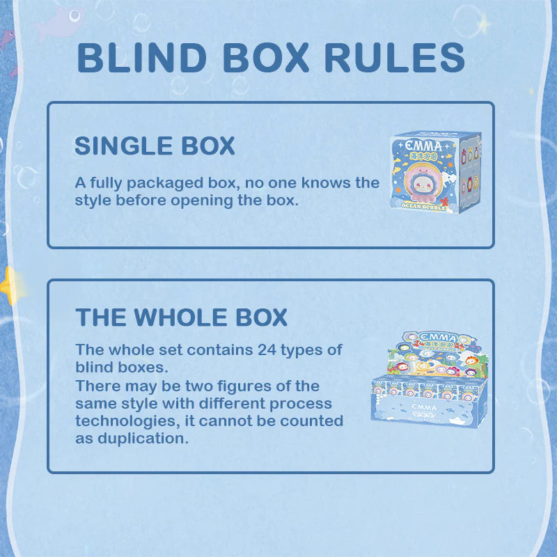 Blind Box Figur – Emma Ocean Bubble Beans Serie | MJ Studio