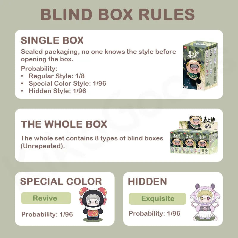 MayMei Poem of Spring Series – Blind Box Rules