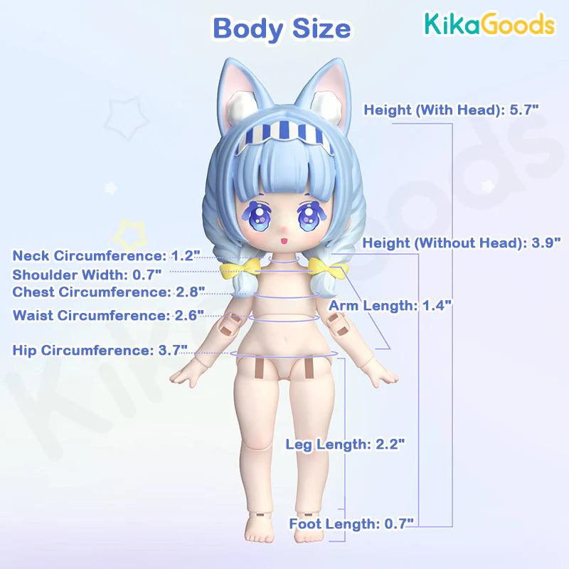 Blind Box Figurine BJD 1/12 – Nyzaii's Sweet Imagination Series | SIMONTOYS