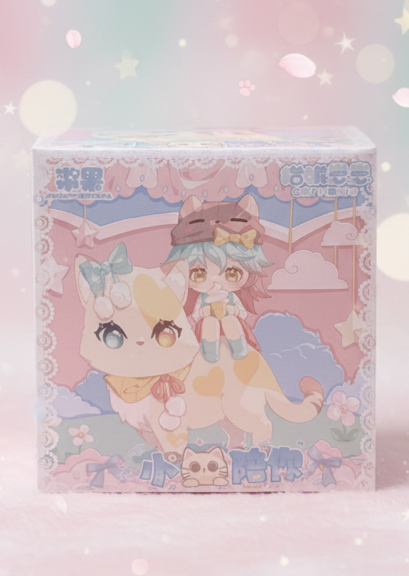 Blind Box Figurine – Moni Cat Kitten Keeping You Company Series | Sweet Emilya