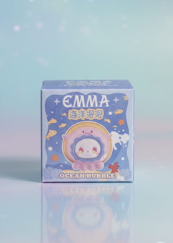 Blind Box Figurine – Emma Ocean Bubble Beans Series | MJ Studio